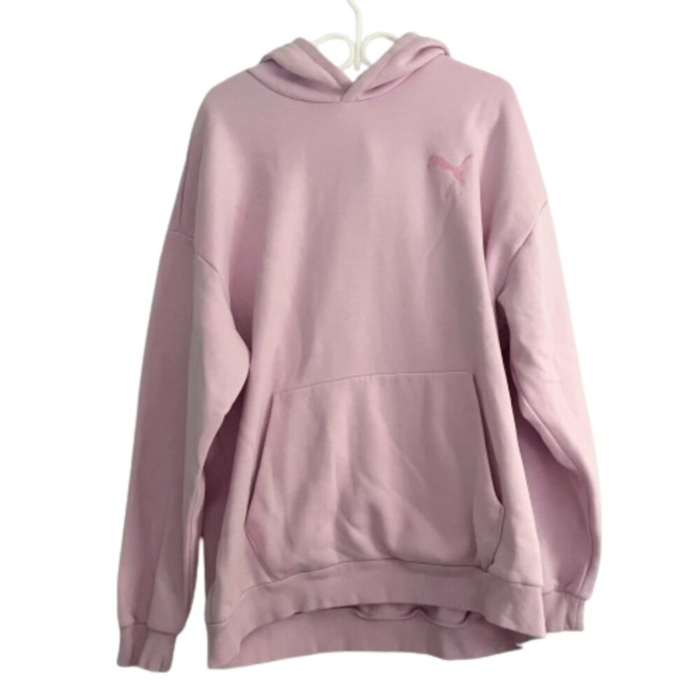 Women's Pastel Pink Puma Pullover Sweater